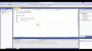 Creating a Simple C++ Program in Visual Studio 2019