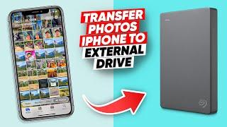 Transfer Photos Videos from iPhone to external drive 2023 Working