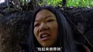 一口气看60分钟，不带衣服挑战丛林100天，中国荒野求生女性第一