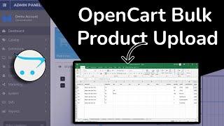 Opencart Bulk Product Upload | Bulk Product Import Export In Opencart eCommerce Website | Hindi