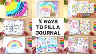 10 Ways To Fill Your Hand Lettering Journal! 