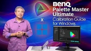How to Calibrate BenQ SW displays using Palette Master Ultimate on Windows!