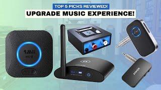 Best Bluetooth Audio Receiver For 2025! || Top 5 Bluetooth Music Receivers Review