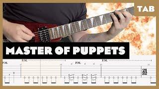 Metallica - Master of Puppets - Guitar Tab | Lesson | Cover | Tutorial | Stranger Things