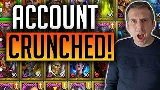 MY WORST NIGHTMARE! THIS ACCOUNT WAS TOTALLY CRUNCHED PLARIUM NEED TO HELP! | Raid: Shadow Legends