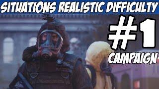 Rainbow Six Siege Situations Realistic Walkthrough Part 1 Mode All Objectives Gameplay Review