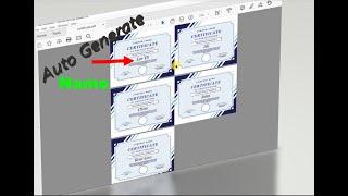 How to Auto Generate Certificates With Different Name of Participants-[Microsoft Word]