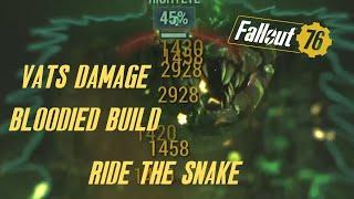 Fallout 76 - From ZERO to HERO - Snake Raid Bloodied Build Guide