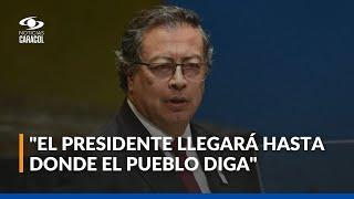 Presidente Gustavo Petro rechaza decisión del CNE y llama a movilizaciones