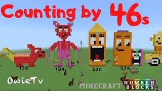 Counting by 46s Numberblocks Minecraft | Skip Counting by 46s Song | Learn to Count