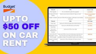 How to Get $50 Budget Car Rental Promo Code