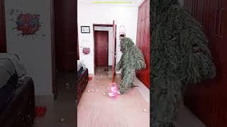 funny ghillie suit scare prank try not to laugh  #shorts #funny #trending #tiktok #comedy #viral