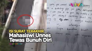 Rekaman Mahasiswi Unnes Ditemuan Bunuh Diri di Mal Semarang