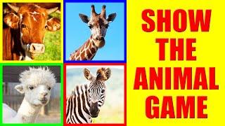 Show me the Hoofed Animals Game for Kids - Where is the Animal?