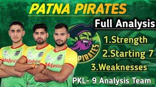 PKL season 9 Patna pirates Team Full Analysis 2022 strength & weaknesses and starting 7