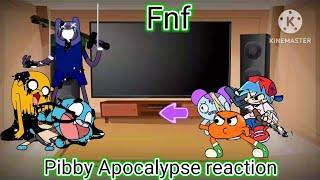 Fnf react to The Pibby Apocalypse mod! (Gacha club)