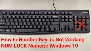 Fix :- How to Number Key is Not Working NUM LOCK Numeric Windows 10 l num locked