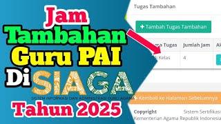 Jam Tambahan Guru PAI Terbaru 2025