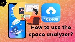 How to use the space analyzer function in TeraBox?