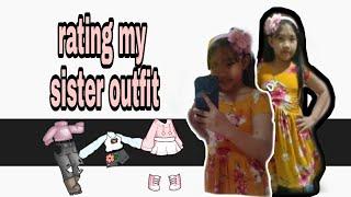 RATING MY SISTER OUTFIT| LUDY VALERA VLOG 017