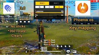 Free  Fire | phoenix os best key mapping ️ + sensitivity | HUD