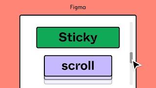 Figma tutorial: Sticky scroll