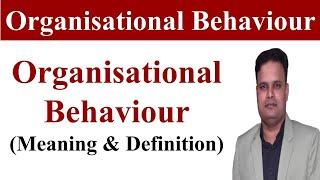 OB | Organisational behaviour | Organisational behaviour definition,organizational behavior, mba bba