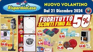 Volantino Risparmio Casa dal 21 dicembre 2024  RISPARMIA PER NATALE! 🟩⬜️🟥 #anteprima