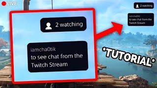 How To Get Overlays ON PS5 Stream   Add Live Chat And Viewer Count To Your Livestream