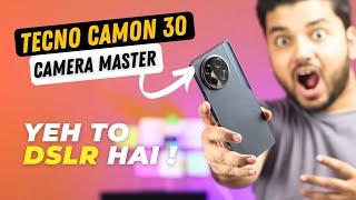 DSLR Wala Smartphone Tecno Camon 30 5G Camera Master with Eye AutoFocus Selfie