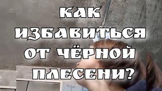 Как избавиться от плесени в ванной навсегда? Грибок в ванной. Как убрать чёрную плесень?