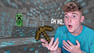 Infinite Lists Terrifying Hunt For DIAMONDS.. (Minecraft Part 2)