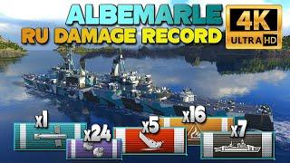 Cruiser Albemarle: RU DAMAGE RECORD - World of Warships