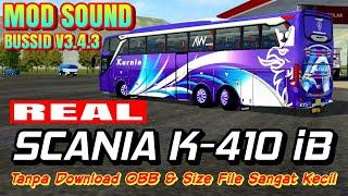 SCANIA K410 iB REAL SOUND || MOD SOUND BUSSID V3.4.3