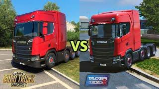 Truckers Of Europe 3 vs Euro Truck Simulator 2 - Similar Things