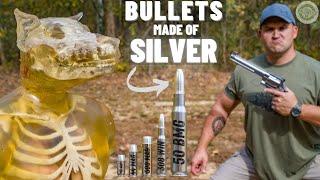 WEREWOLF DEFENSE!!! (Pure Silver 50 BMG, 500 S&W, 12 Gauge & More)