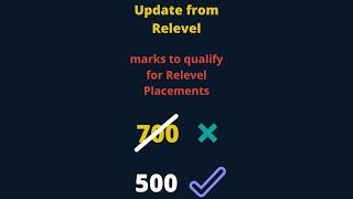 unacademy relevel test update(500+/1000). Now it is easy to crack relevel exam.