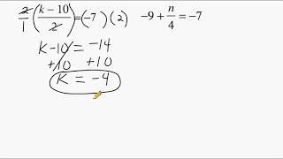 Solving 2-Step Equations With Integers