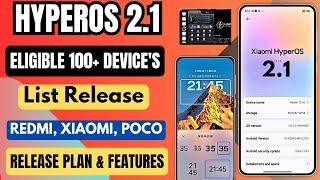 HyperOS 2.1 Finally Here & HyperOS 2.1 100+ Device's Get 2.1 Features/Animation & HyperOS 2.1 Device