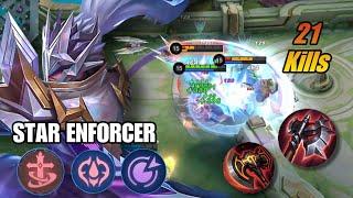 Alpha New Starlight Skin Star Enforcer -No one Can Stop His Power | Killing Machines ~ Mobile Legend