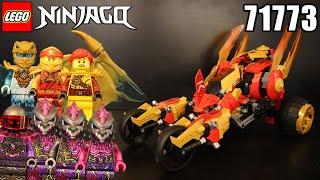 LEGO Ninjago Set Review! Kai's Golden Dragon Raider! (71773)