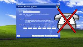 Activating Windows XP by telephone without using a phone