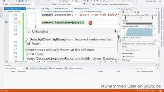 116   C# C Sharp Database   SQL SERVER & Insert Data