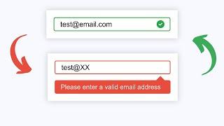 [ HTML | CSS | JS ]  How to Validate Email | Email Validation