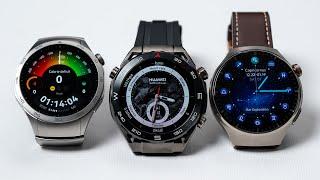 Huawei Watch Comparison - Watch GT4 vs Watch 4 Pro vs Watch Ultimate!