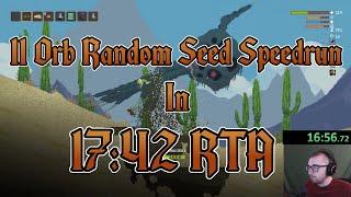 11 Orb Random Seed Speedrun in 17:42 RTA - 17:23 IGT, Current WR!