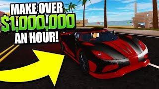 The BEST Way to Make Money in Vehicle Simulator! $1m per HOUR!! (Roblox)