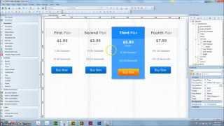 WYSIWYG Web Builder 8 - How to make a price table!