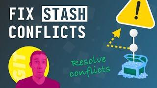 Resolve Git Stash Merge Conflicts