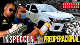 Inspección preoperacional vehículos ‍️  #PESV* #chevrolet #colorado pilar Vehículos Seguros